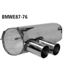 scarico acciaio suplex per bmw 118d 120d e87 serie 1 bastuk
