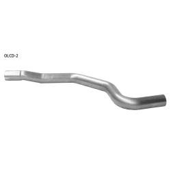 scarico completo acciaio fiat punto Abarth 63mm doppio 76mm