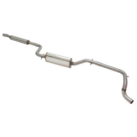 Scarico sportivo acciaio inox 55 mm Volkswagen Caddy 14D
