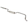 Scarico sportivo acciaio inox 55 mm Volkswagen Caddy 14D
