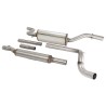 Scarico sportivo acciaio inox 55 mm Volkswagen Caddy 14D