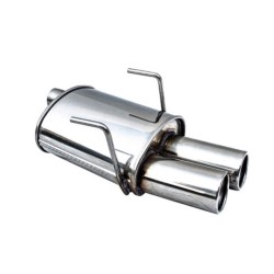 SCARICO SPORTIVO IN ACCIAIO posteriore FIAT 500C TYP 312 1200CC 1.4CC 1.3MJTD