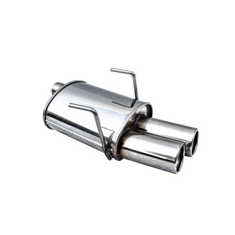 SCARICO SPORTIVO IN ACCIAIO posteriore FIAT 500C TYP 312 1200CC 1.4CC 1.3MJTD