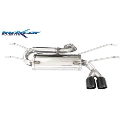 silenziatore marmitta posteriore acciaio 2 x 76mm mazda mx-5 dal 2017