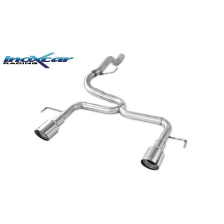doppio scarico opel corsa D 1.6i turbo 207cv acciaio inox
