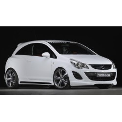 marmitta silenziatore sportivo opel corsa D uscita da 90 mm bordo sottile