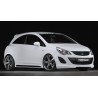marmitta silenziatore sportivo opel corsa D uscita da 90 mm bordo sottile