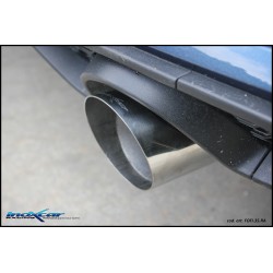 marmitta sportiva senza silenziatore ford fiesta mk 8.5 acciaio