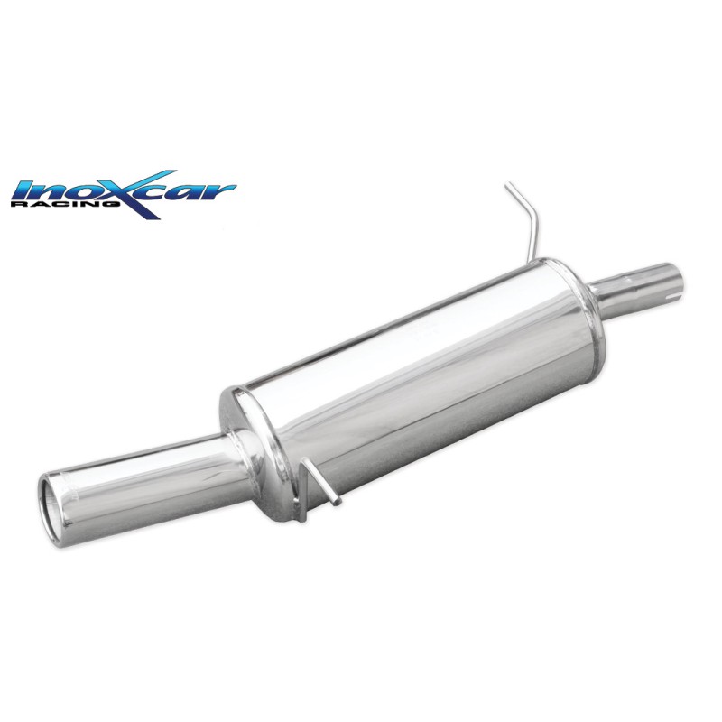 silenziatore sportivo acciaio ford fiesta 1200 16v mk6 tondo 80mm