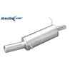silenziatore sportivo acciaio ford fiesta 1200 16v mk6 tondo 80mm