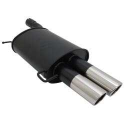 Scarico sportivo Novus BMW E60 2 usacite da 76mm SR-Design