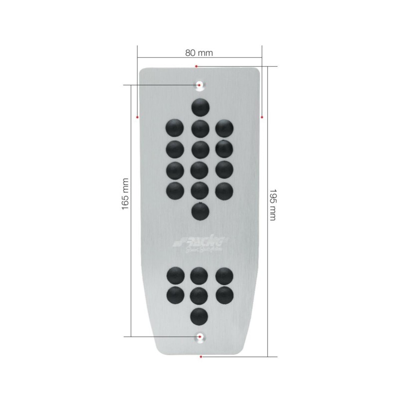 Pedana Ergal - 820PW SIMONI RACING poggiapiede