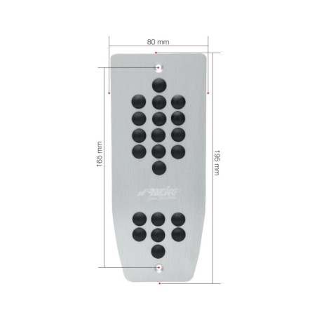 Pedana Ergal - 820PW SIMONI RACING poggiapiede