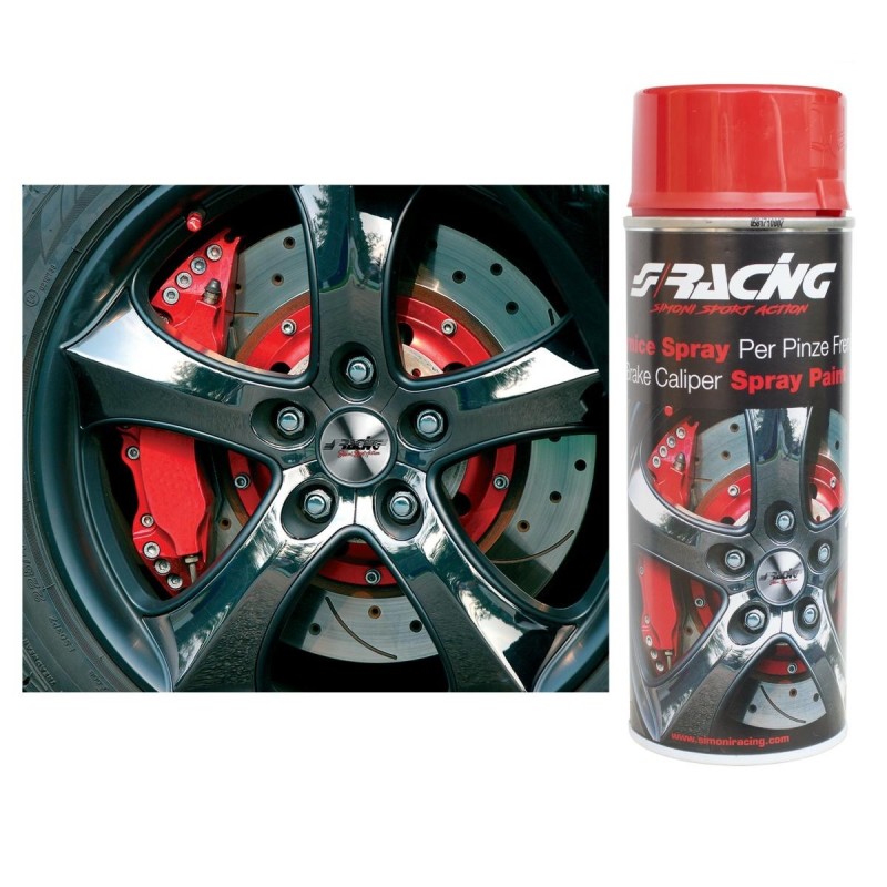 Vernice spray rossa pinze freni e motore - BCP/R