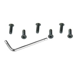 6 viti a brugola testa svasata - KV/MO per mozzi volanti e manubri